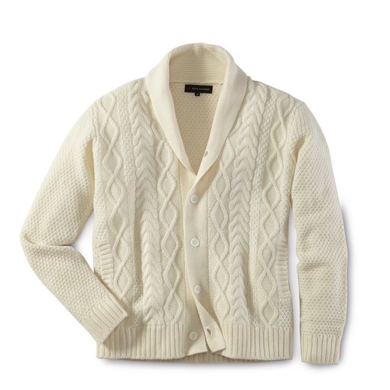 Gilet  "Irlande"  à motif structuré 