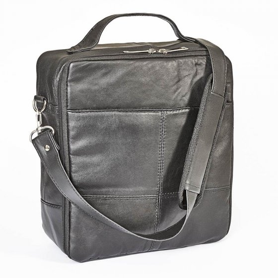 Sac organisateur pour homme en cuir d'agneau