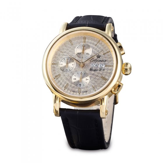 Chronographe automatique Erbprinz "Unique d’or"