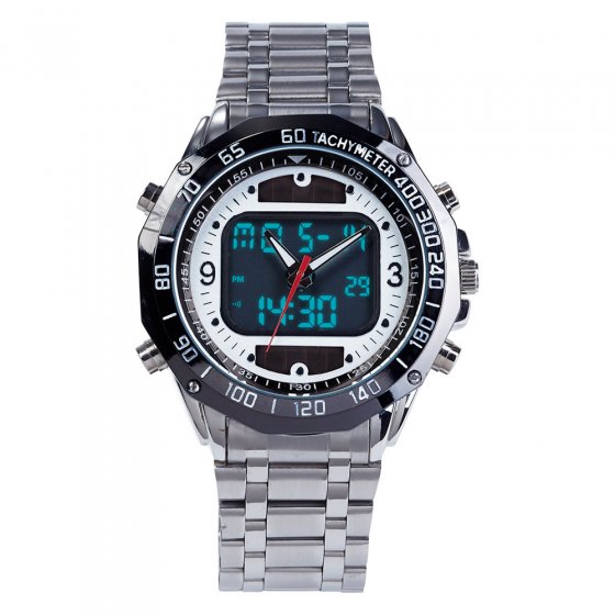 Chronographe multifonctions à cellules solaires