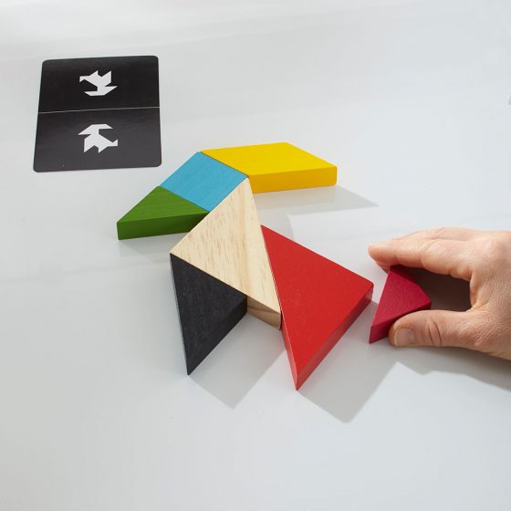 Jeu de Tangram en bois Lot de 2  