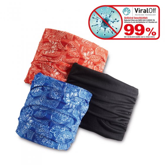 Foulard multifonction Lot de 3  