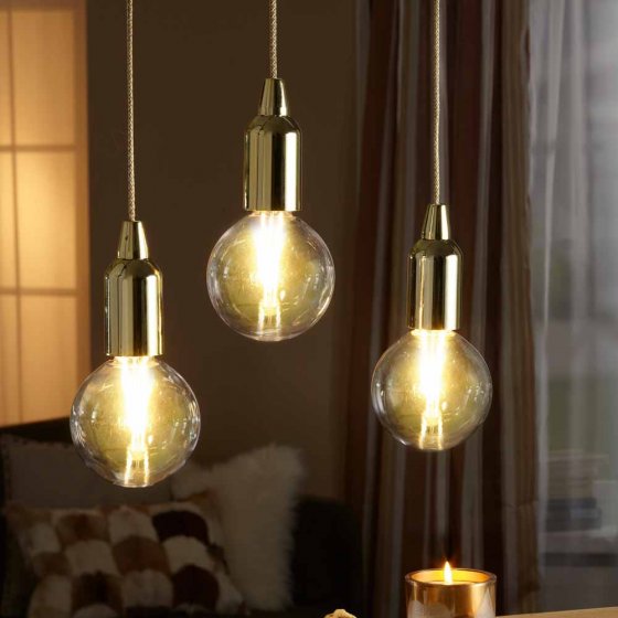 Trio de lampes sans fil Gold Lot de 3