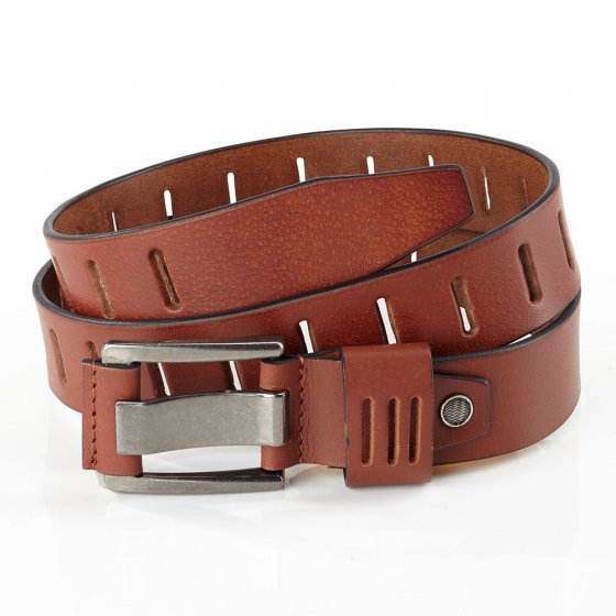 Ceinture de cuir raccourcissable