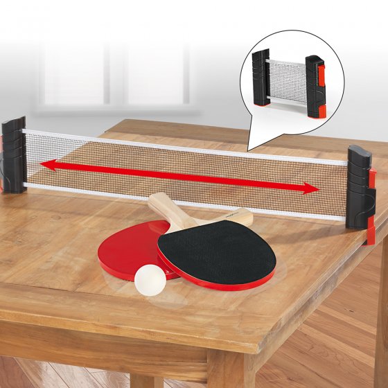 1 Set Mini Table Tennis Set Bois Portable Ping Pong Jeu de Plateau