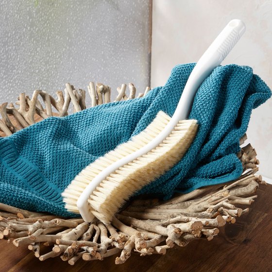 Brosse ergonomique en poils naturels 