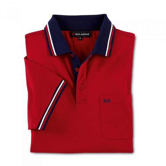 Polo maille piquée