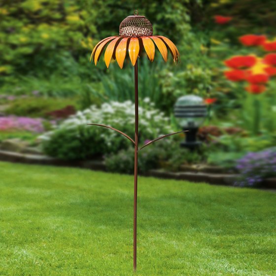 Distributeur de graines pour oiseaux « fleur » 