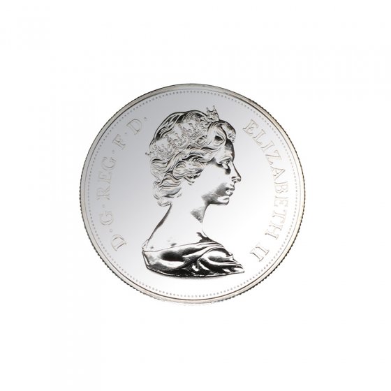 25 pence noces d'argent Elisabeth II  &  Prince Philip 