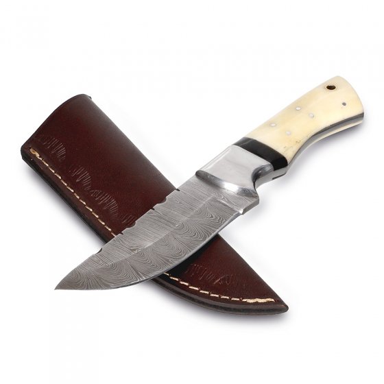 Couteau de chasse damassé « Chameau » 