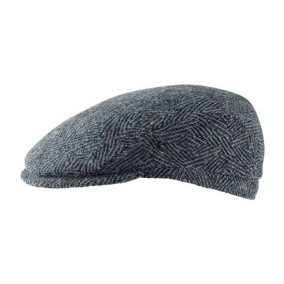 Casquette en tweed Donegal 