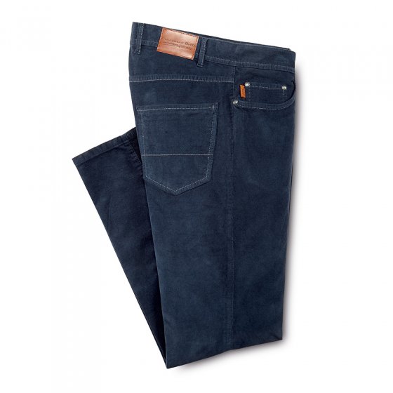 Pantalon tendance en velours côtelé 