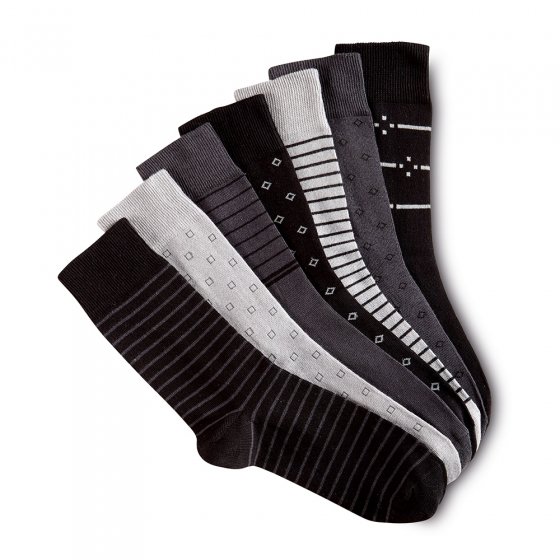Chaussettes stretch en coton Lot de 7