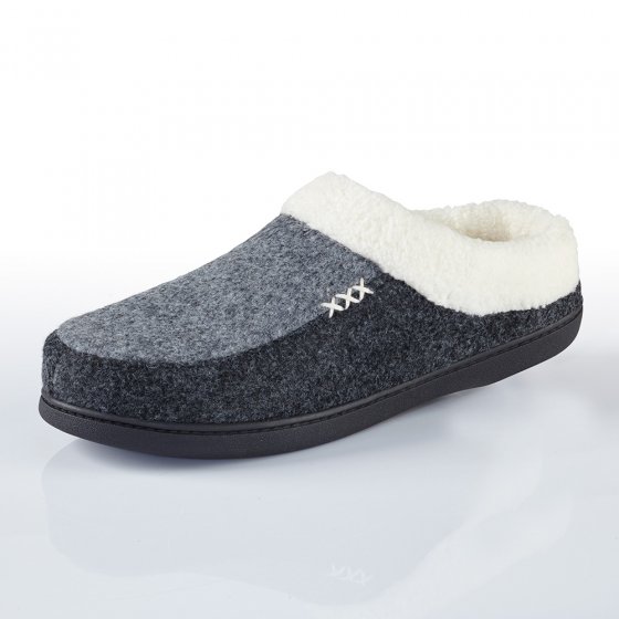Pantoufles avec semelle à mémoire de forme 