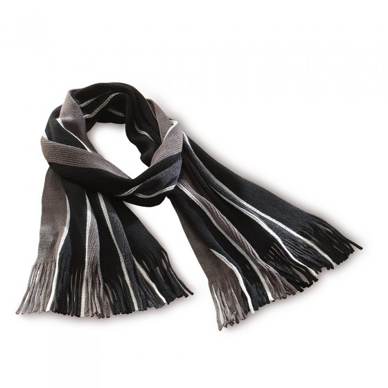 Echarpe en maille multicolore 