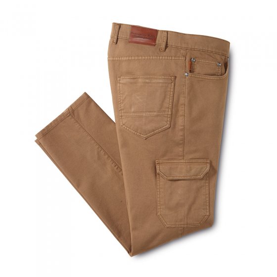 Pantalon cargo en toile canevas 