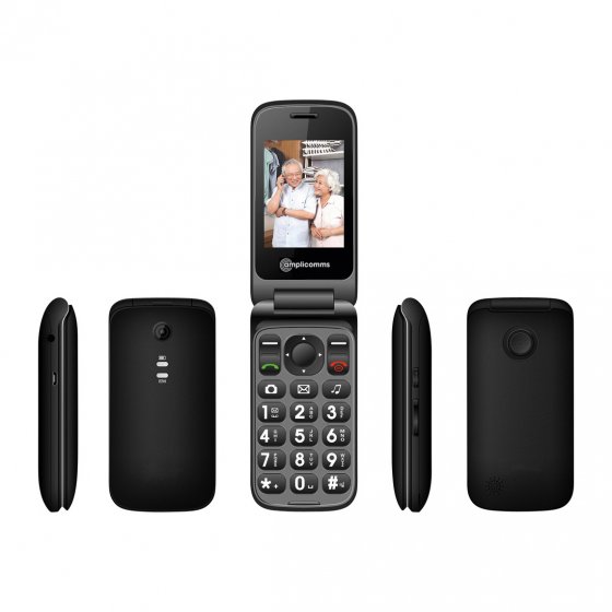 Téléphone portable pliant à grandes touches