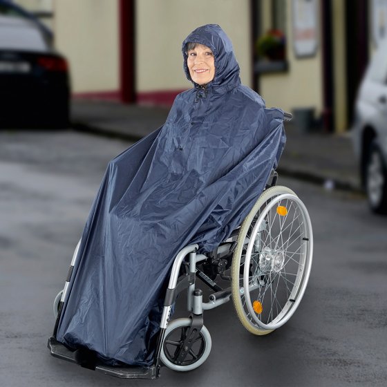 Cape de pluie pour fauteuil roulant 