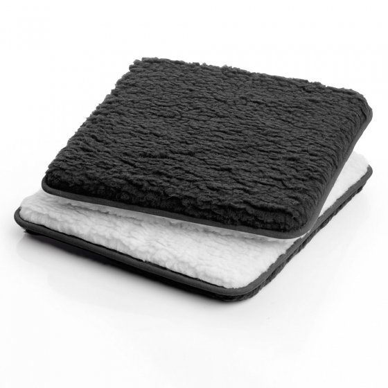 Lot de 2 coussins de chaise en laine vierge 