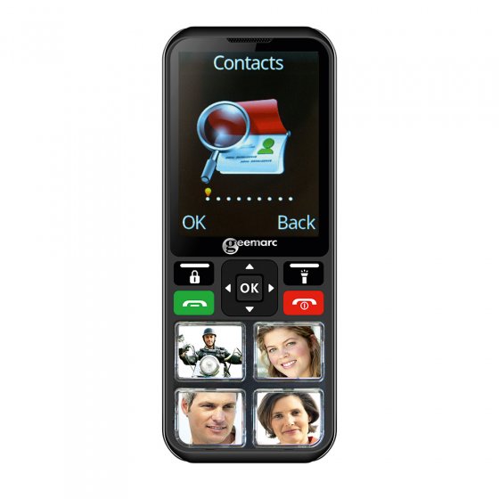 Téléphone portable avec touches photo 