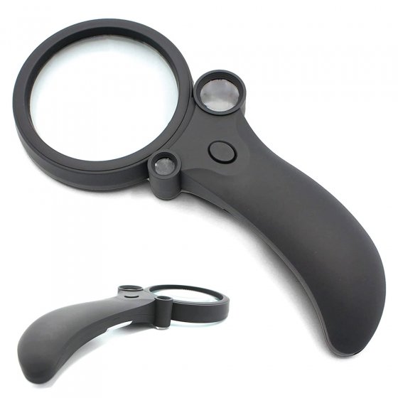 Loupe à main 3 en 1 