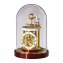 Pendule astrolabe laiton/acajou - 1