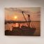 Tableau LED  "Idylle portuaire" - 1