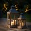 Lot de 2 lanternes en bois - 1