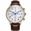 Chronographe pour homme avec bracelet en cuir - 1