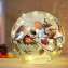 Boule de verre LED « L'automne » - 1
