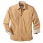 Chemise en velours côtelé avec glissière intégrale - 1