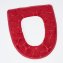 Coussin pour lunette de WC, rouge - 1