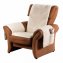 Housse de fauteuil en laine vierge - 1