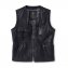 Gilet cuir multipoches - 1