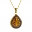 Collier d'ambre  "arbre de vie" - 1
