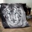 Couverture d'intérieur à motif de tigre photoréaliste - 1