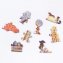Puzzle en bois « Noël au coin du feu » - 1