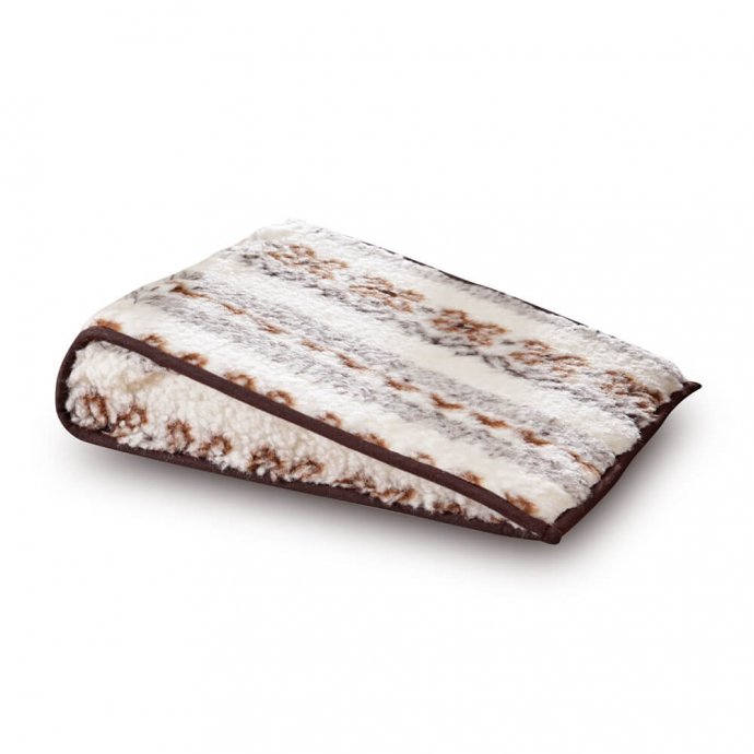 Coussin biseau en laine vierge