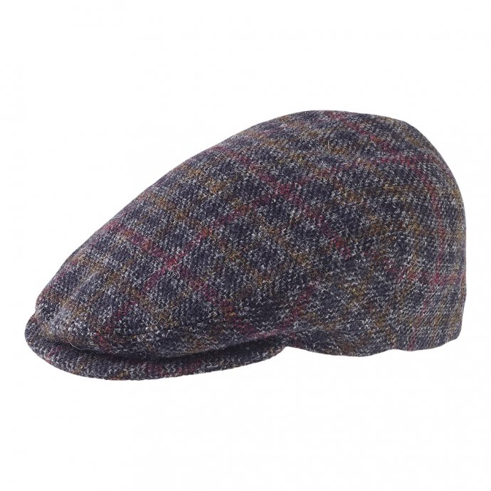 Casquette plate en laine avec protection contre le froid