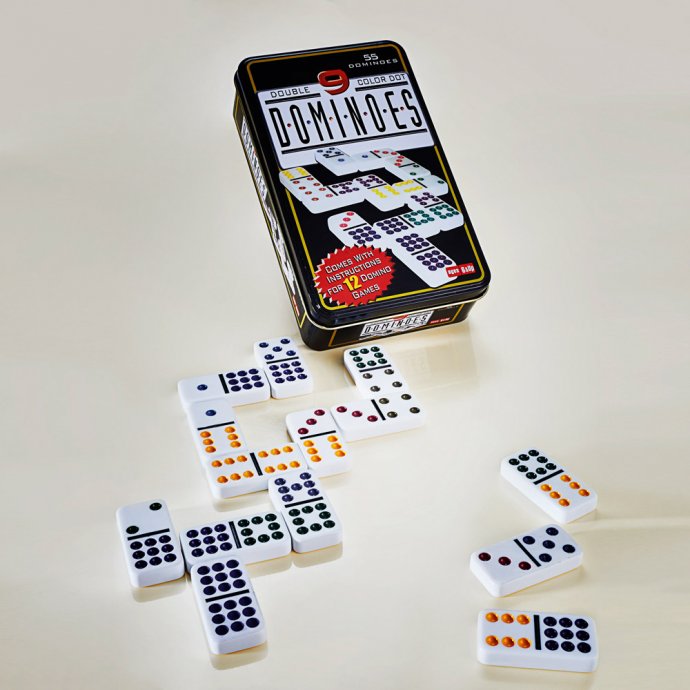 Grand jeu de dominos double 9