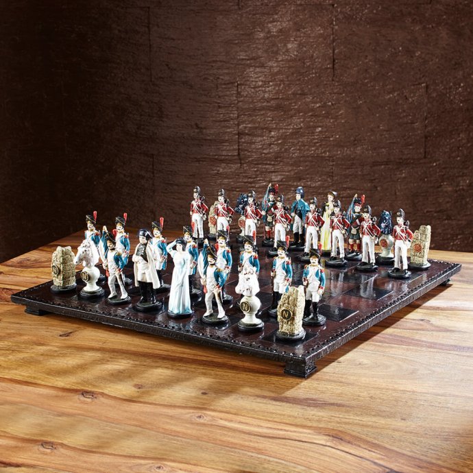 Jeu d'échecs "la bataille de Waterloo"