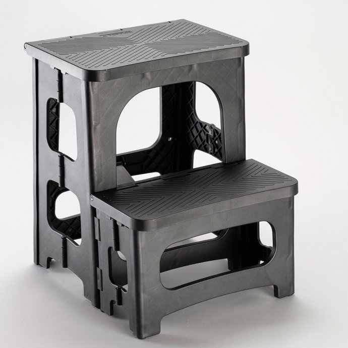 Escabeau pliant à 2 marches