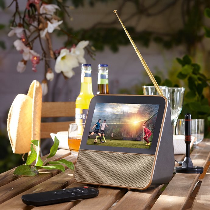Lecteur DVB-T2 portable avec radio DAB+
