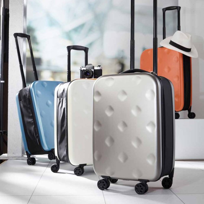 Valise ultra plate à roulettes