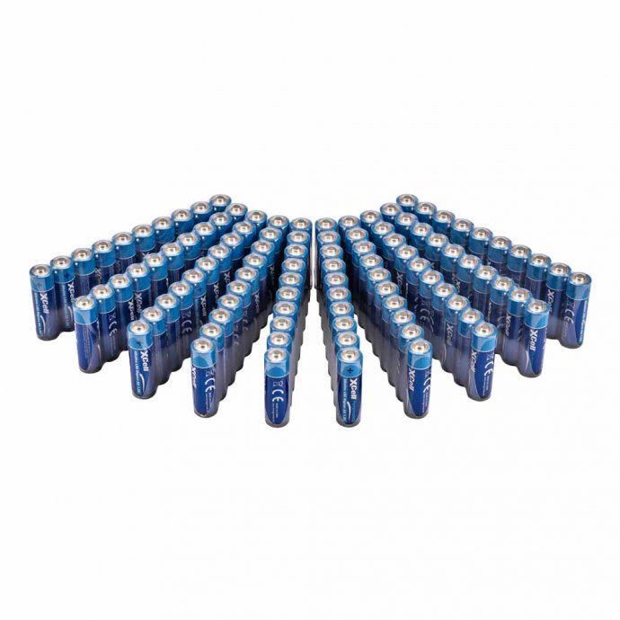 Paquet de 100 piles AA
