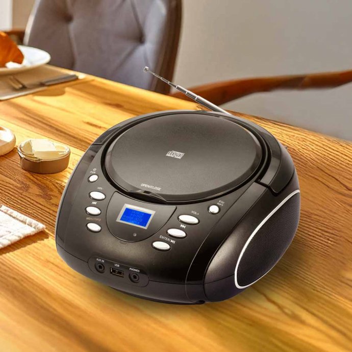 Lecteur de CD portable avec radio DAB+