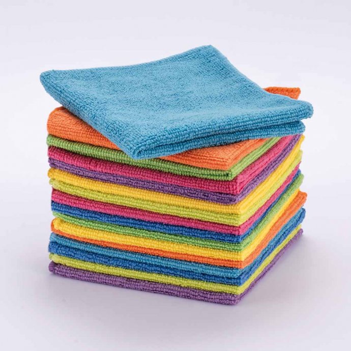 Chiffons en microfibre, lot de 16