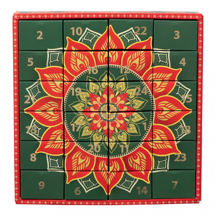 Calendrier de l’Avent, bougies parfumées