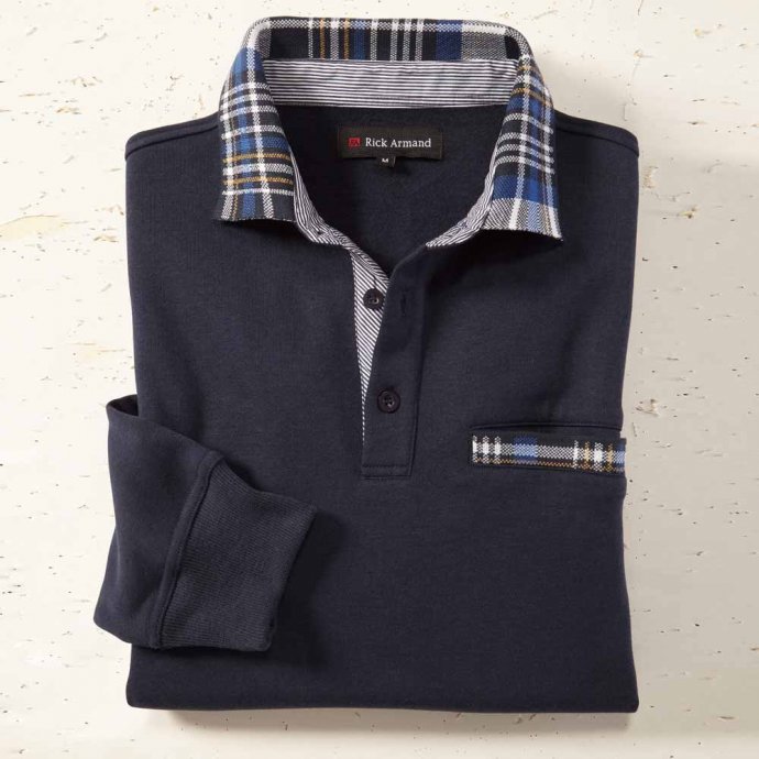 Sweat thermique avec contrastes