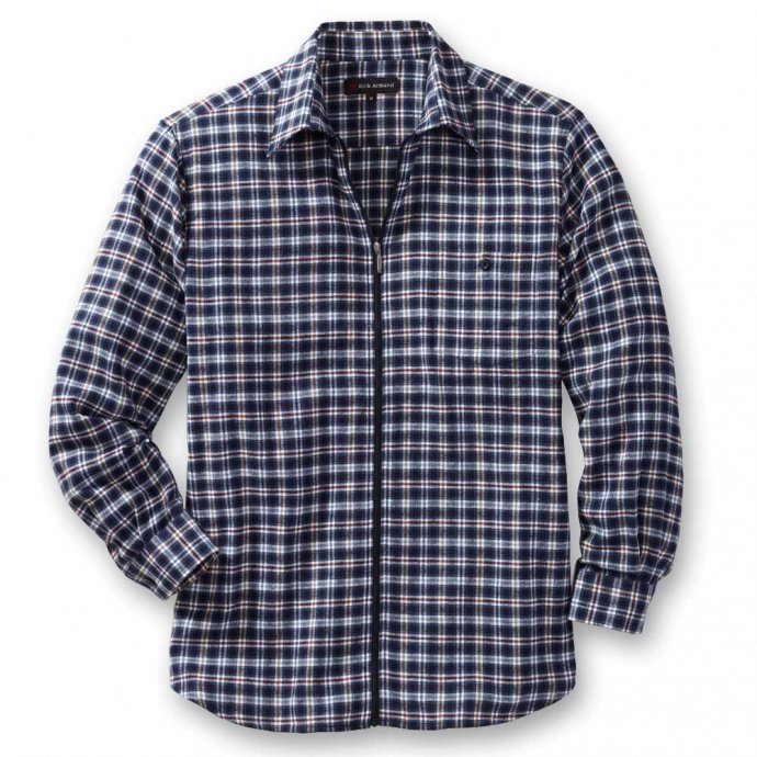 Chemise de  flanelle zippée